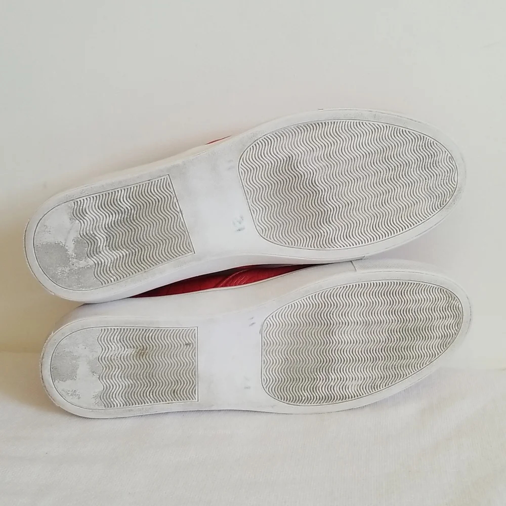 Steve Madden Ecentric Red Snake Sneaker - Picture 9 of 9